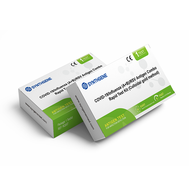 COVID-19/Influenza (A+B) /RSV Antigen Combo Rapid Test Kit (Colloidal gold method)
